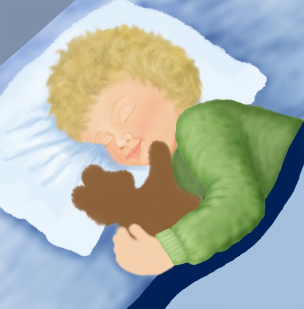 Creation of Teddy Loves You, Too: Step 4